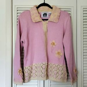 Like new! Vintage Storybook Knits floral sweater